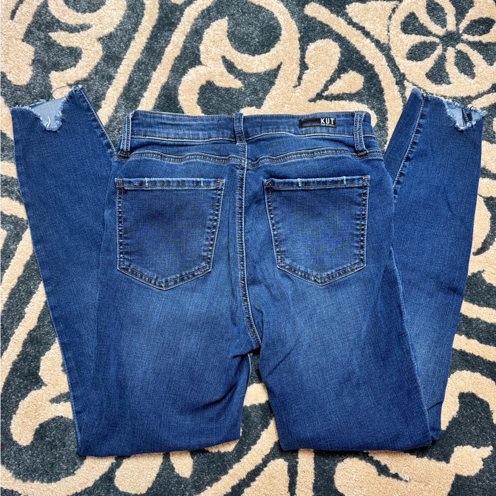 Kut from the Kloth Dark Blue Skinny Jeans - Picture 6 of 9
